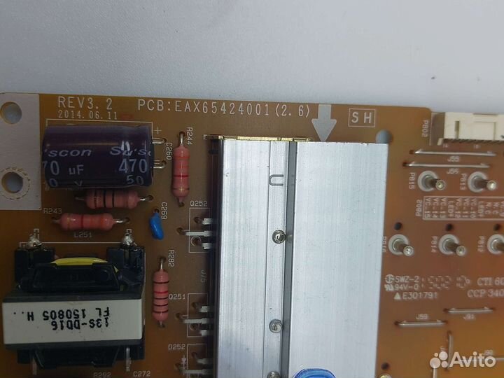 Блок питания EAX65424001 (2.2) и (2.6)