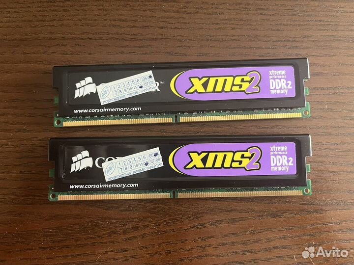 Оперативная память ddr2 2gb corsair