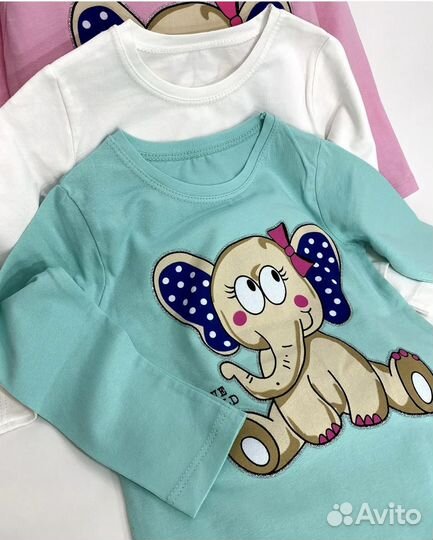 Лонгсливы на девочек Турция