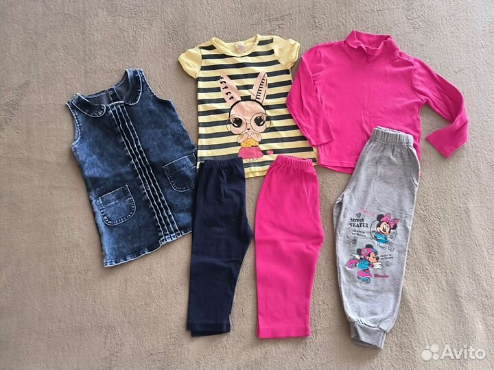 Детская одежда для девочки 92-104 пакетом