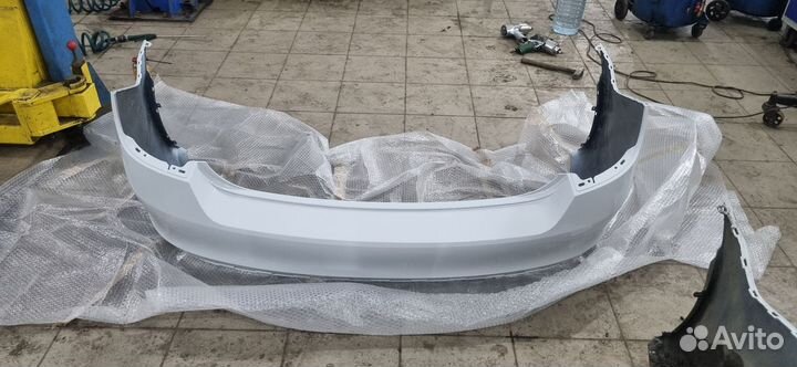 Задний бампер skoda rapid 2019