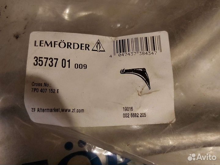 Рычаг передний,правый,нижний.Lemforder.Cayenne 958