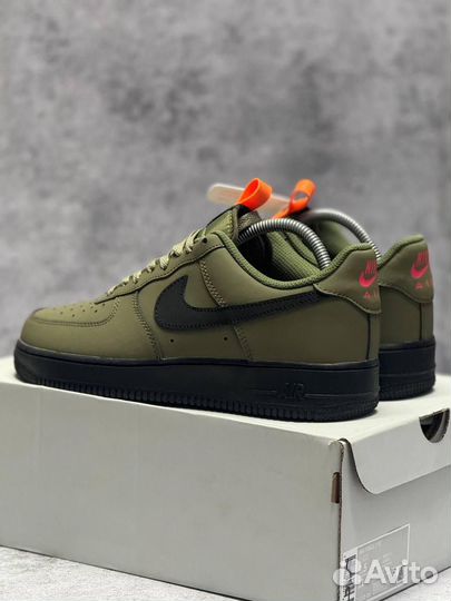 Кроссовки Nike Air Force 1 Medium Olive (Арт.90719)