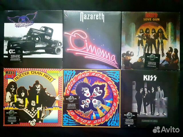 Kiss Aerosmith Nazareth Винил новые и бу