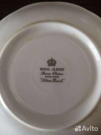 Чашка с блюдцем фарфор