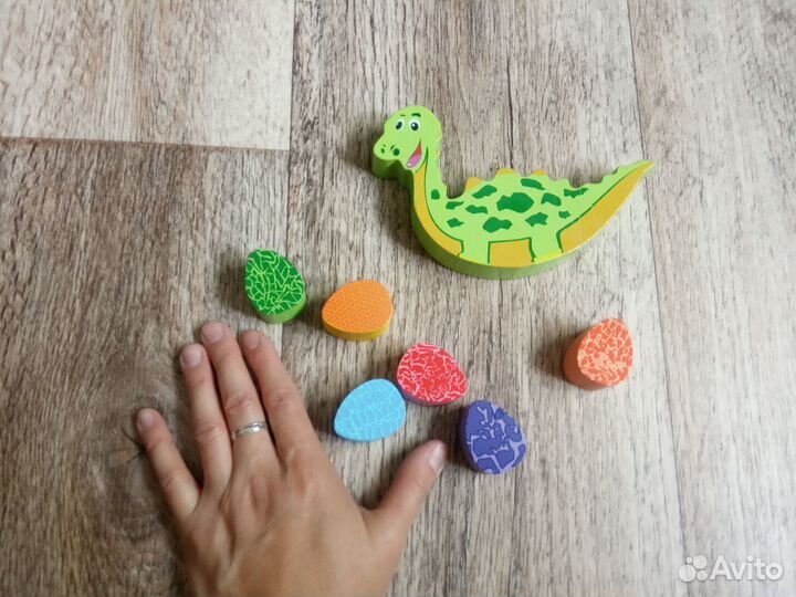 Балансир, развивающая игрушка из дерева