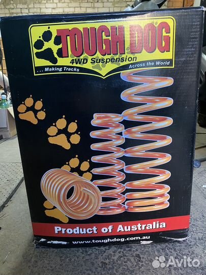 Задние пружины tough DOG на Prado 120,150