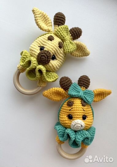 Вязаные погремушки