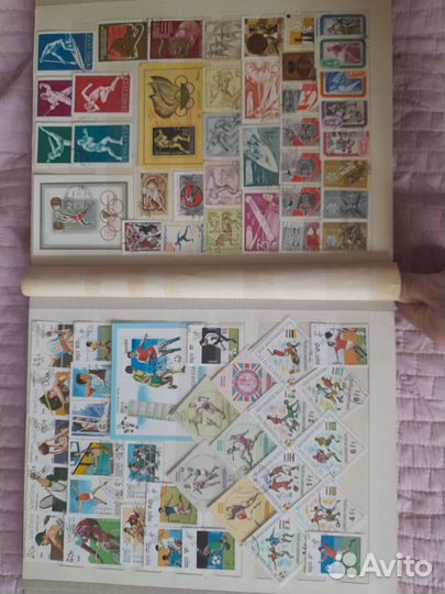 Марки спорт альбом 4