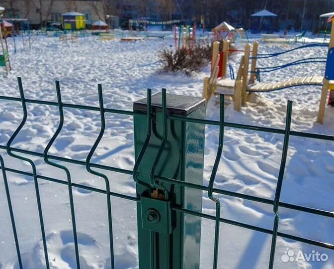 Столб для 3D ограждения 100х100