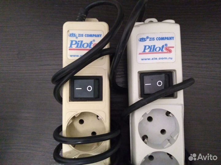Сетевой фильтр/удлинитель Pilot, 6 гнезд, на 1.8 м