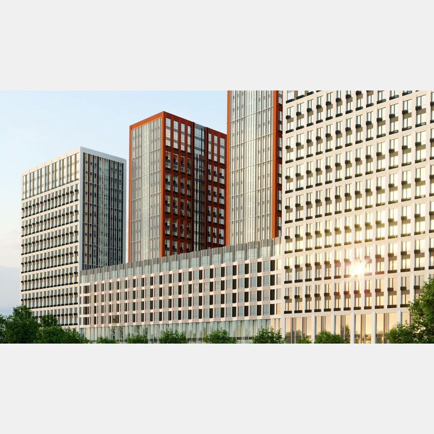 Апартаменты-студия, 22,3 м², 16/23 эт.