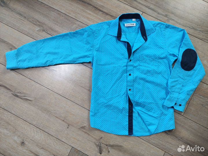 Рубашка мальчику 8-9 лет