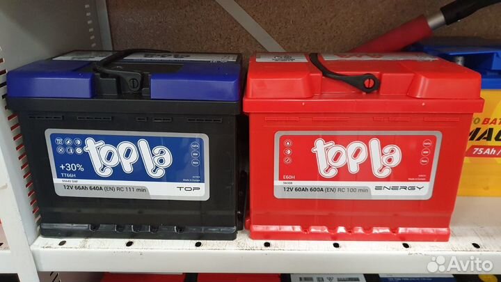 Аккумуляторы Topla Energy 60 Ah (о.п/п.п) Новые