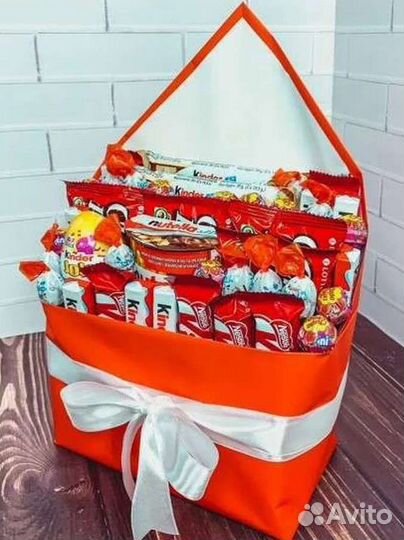 Сладкий букет/киндер букет/подарок девушке/ребенку