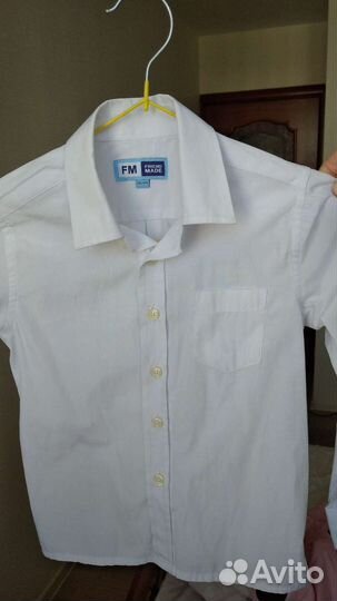 Рубашка белая 116-128