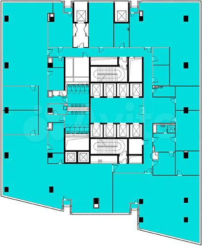Аренда офиса 1 604.3 м² в бизнес-центре Орбион