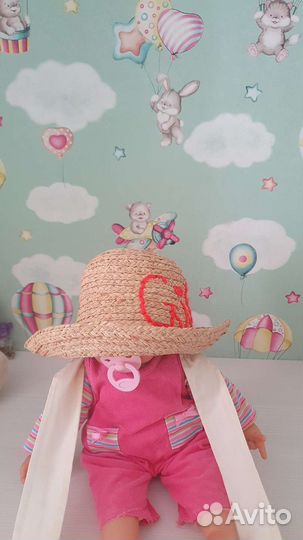 Шляпка соломенная bien A bien