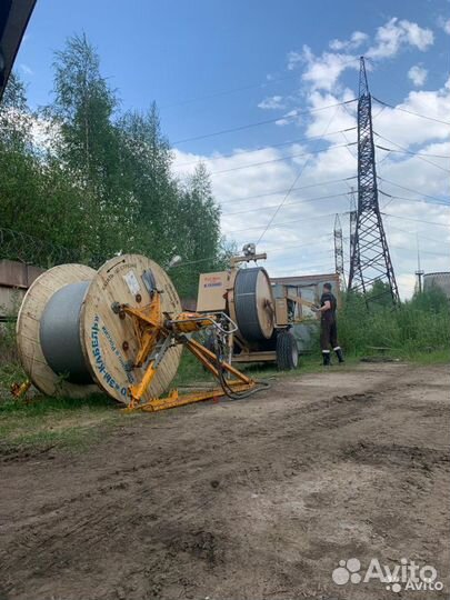 Услуги по монтажу провода, грозотроса, волс, окгт