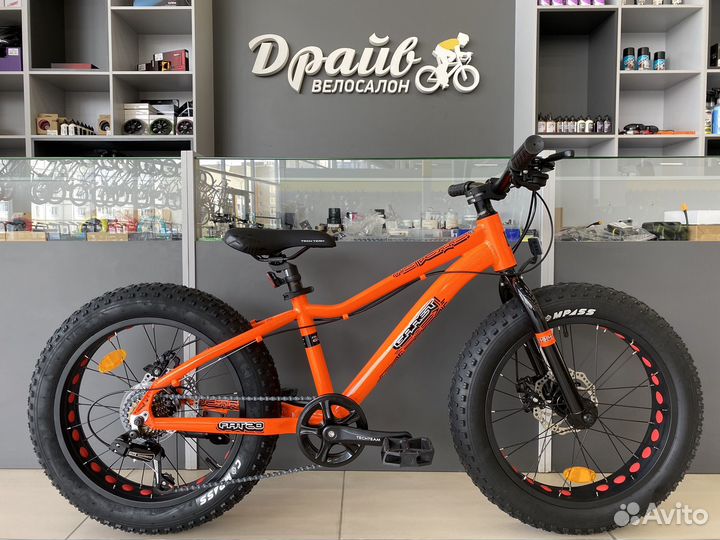 Велосипед подростковый фэтбайк Tech Team 20