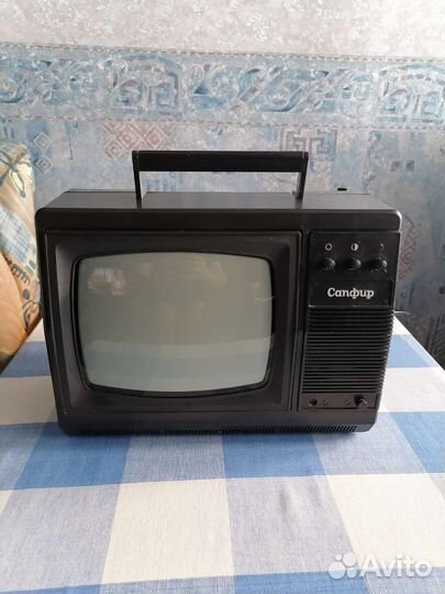 Телевизор ретро ссср, Сапфир, переносной