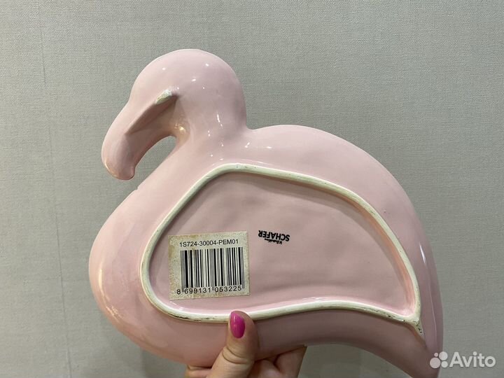 Тарелка фламинго