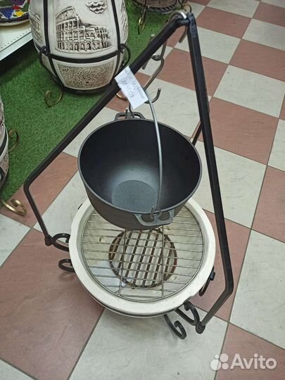 Учаг с подвесом, костровая чаша