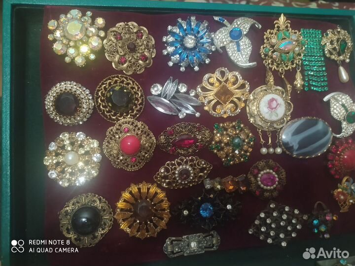Бусы,броши,клипсы Чехословакия (СССР)