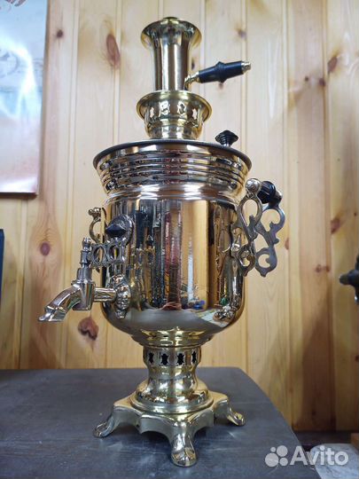 Самовар СССР маленький на дровах