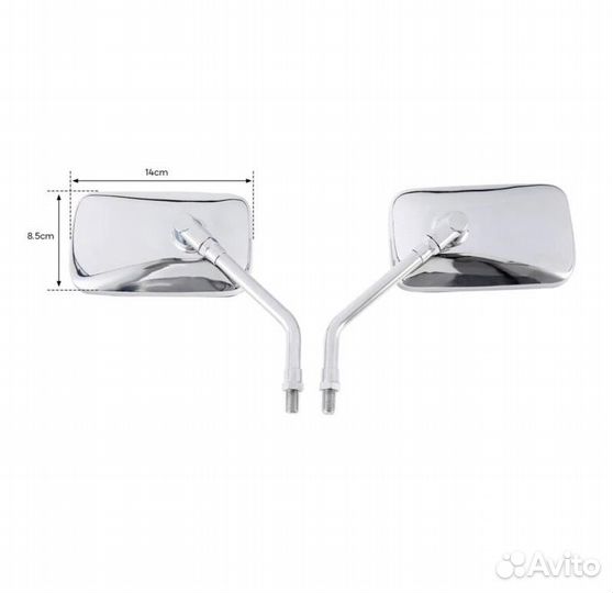 Зеркала для Yamaha XVS1300,XVS400,XV1900,XV1700