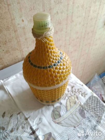 Кувшин плетенный СССР