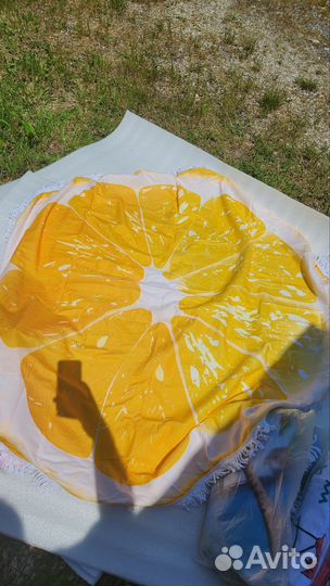 Пляжное полотенце круглое