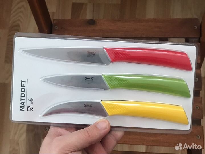 Набор ножей IKEA matdoft, 3 штуки