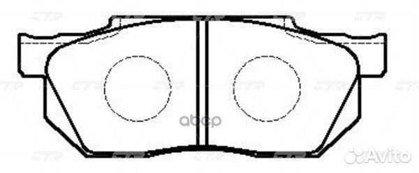 Ckho-50 GK0367 Колодки тормозные дисковые п