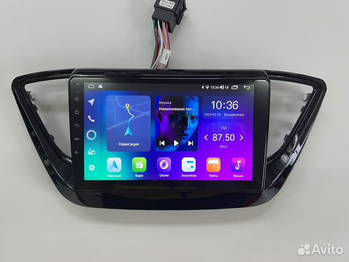 Штатная Магнитола Hyundai Solaris 2017-2021 год