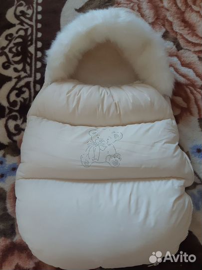 Зимний конверт на выписку