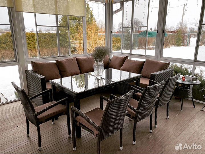 Комплект мебели из ротанга