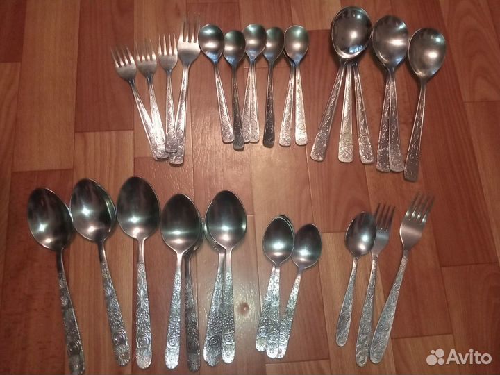 Ложки, вилки, ножи из нержавейки СССР 2