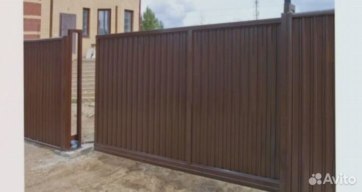 Откатные ворота 