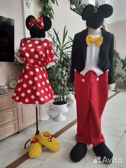 Костюмы Минни Маус и Мики Маус