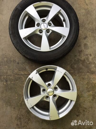 Литые диски r15 бу