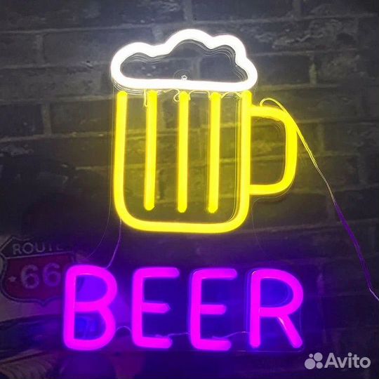 Неоновая вывеска в наличии и под заказ