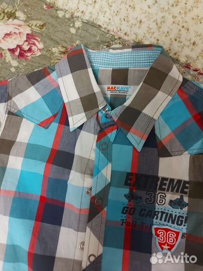 Рубашка для мальчика 140