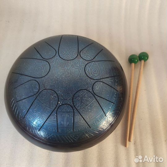 Новый глюкофон, зодиак весы гравировка 30 см