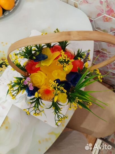 Букет из мыла