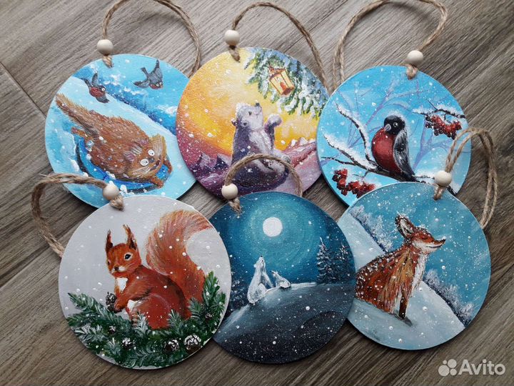 Новогодние игрушки ручной работы