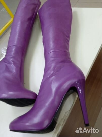 Сапоги натуральная кожа 38