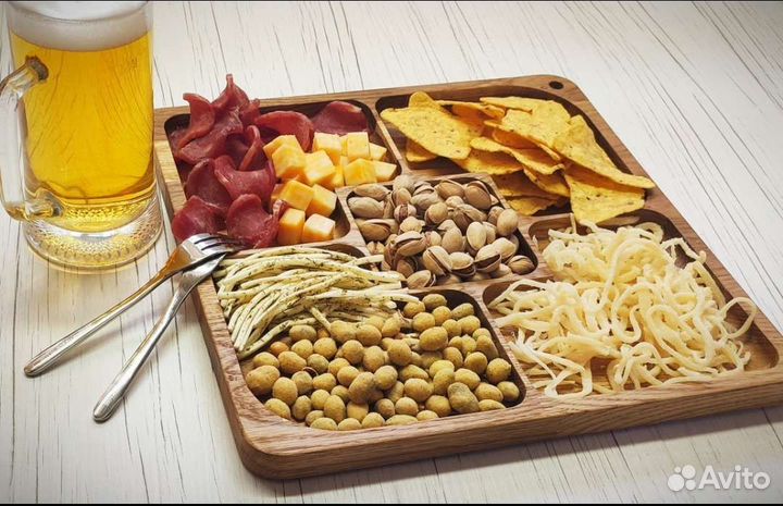 Менажница деревянная (дуб, ясень, бук)