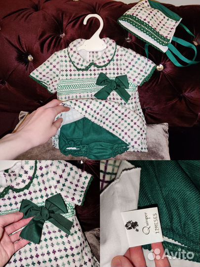 Красивые платья для девочки 6-12 мес Испания