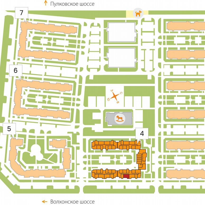 2-к. квартира, 60,4 м², 5/5 эт.